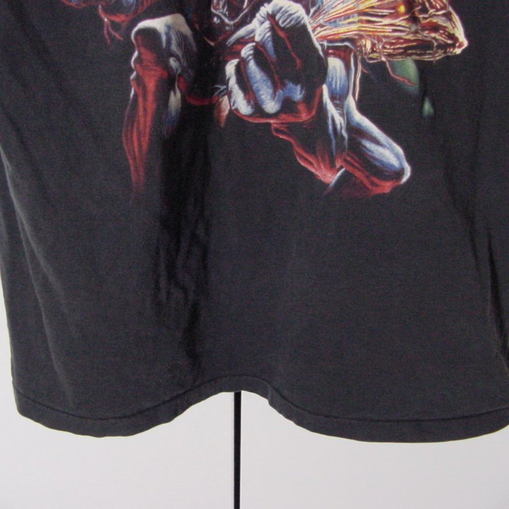 Vintage 90's Iron Maiden Black T-Shirt Sz XL Winterland Label - Picture 6 of 7